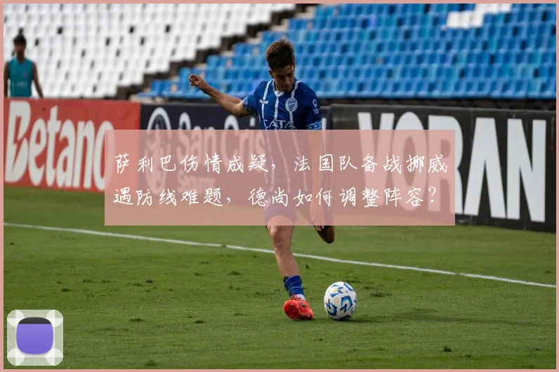 萨利巴伤情成疑,法国队备战挪威遇防线难题,德尚如何调整阵容?